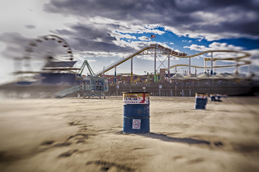 End Times At Santa Monica Pier Photograph by Scott Campbell
