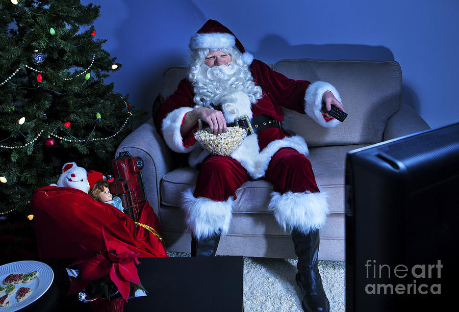 Santa Claus Photograph - Santa Takes a Break by Diane Diederich