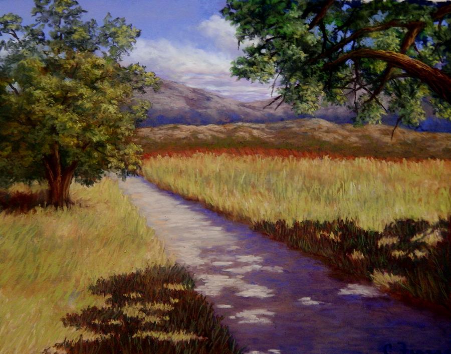 Santa Ynez Trail Painting by Candice Ferguson