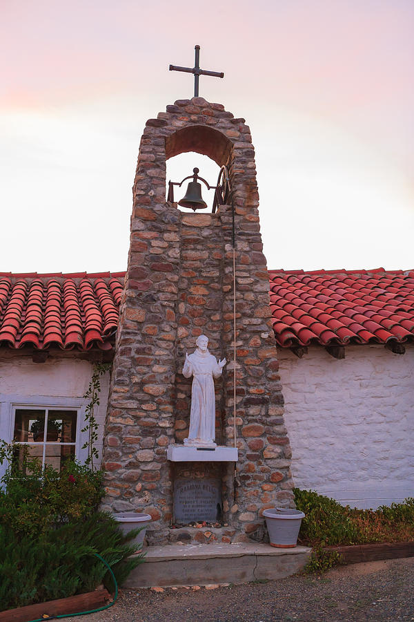 Santa Ysabel Mission St Francis Chapel Bell Tower Photograph by Scott Campbell