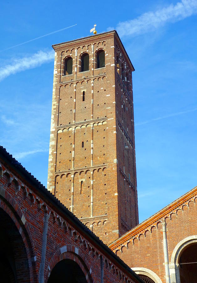 SantAmbrogio Tower Photograph by Valentino Visentini