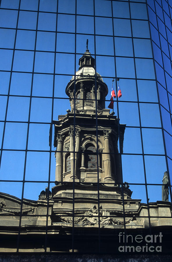 Santiago reflections Photograph by James Brunker