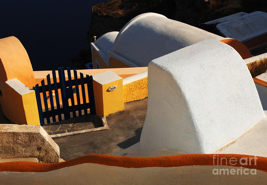 Santorini Architecture Photograph by Bob Christopher