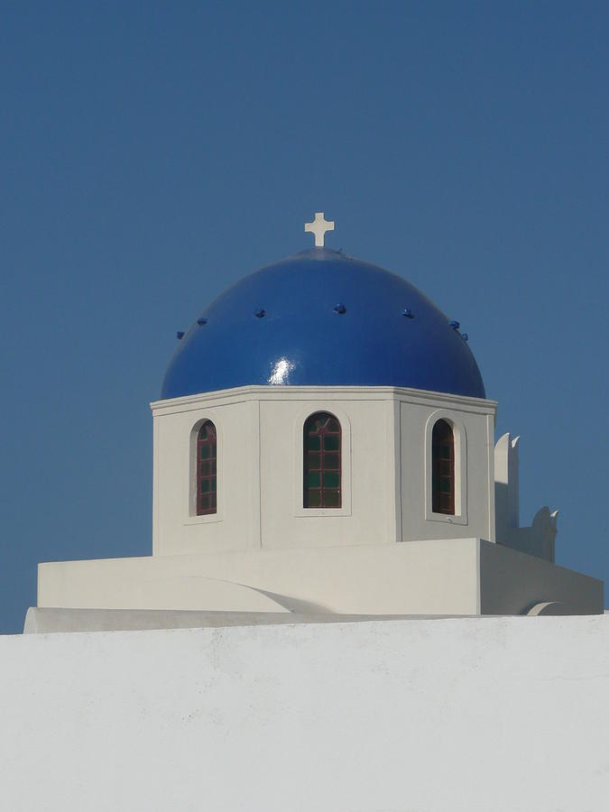 Santorini Church Photograph by Paul Hale - Fine Art America