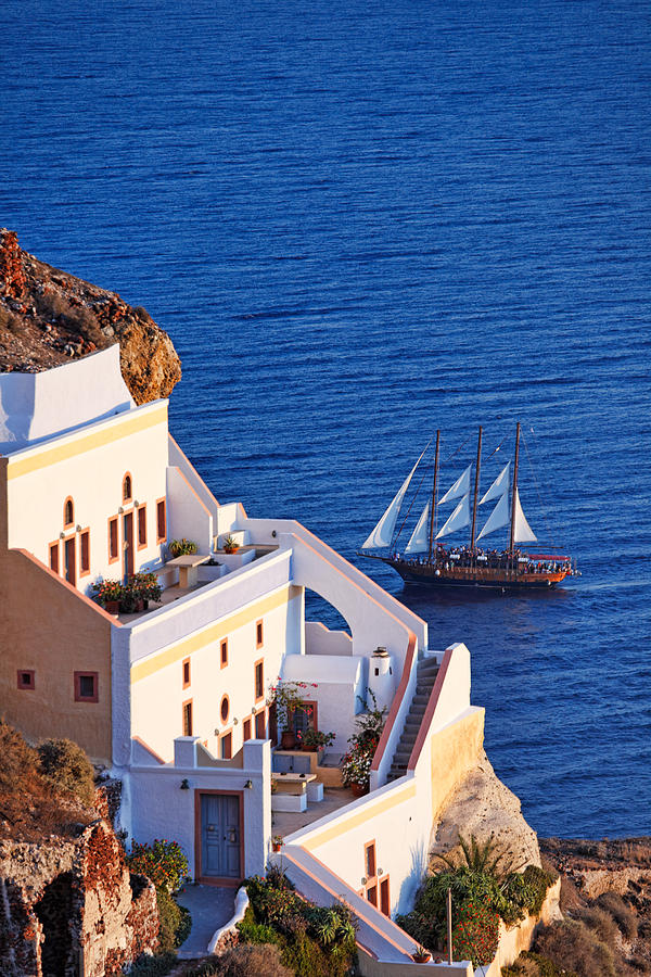 Santorini - Greece Photograph by Constantinos Iliopoulos