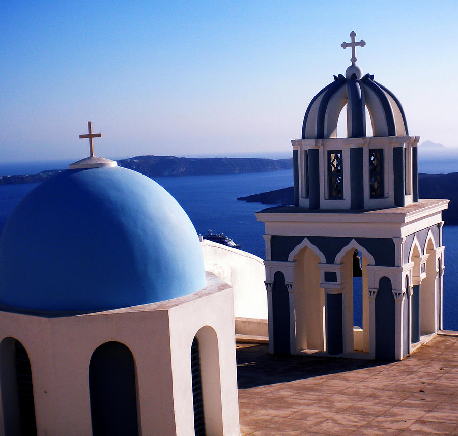 Santorini  Island Church Greece  Photograph by Colette V Hera Guggenheim