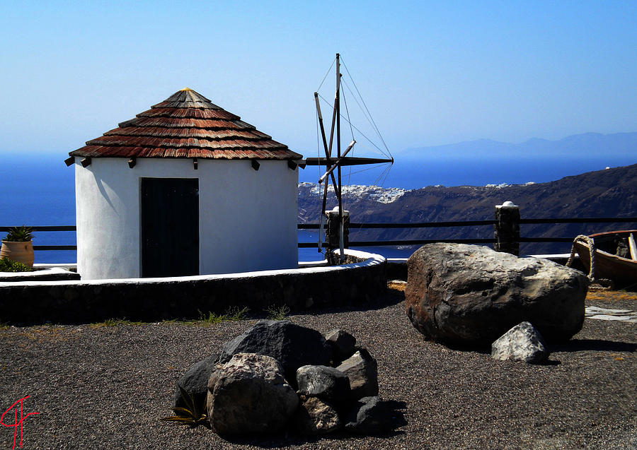 Summer Photograph - Santorini Island Joy by Colette V Hera Guggenheim