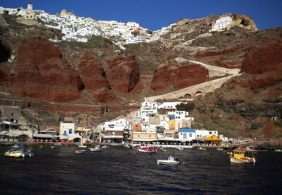 Santorini  Island  View to Oia Greece Photograph by Colette V Hera Guggenheim