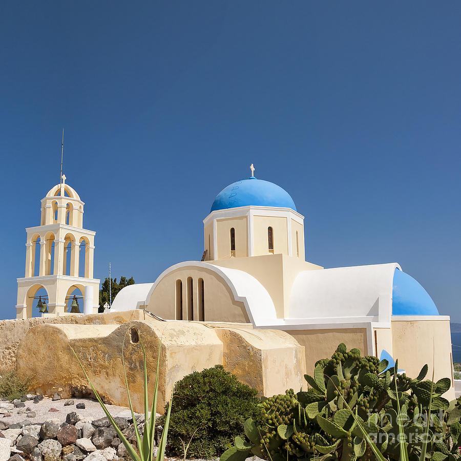 Santorini Oia Church 09 Photograph By Antony Mcaulay