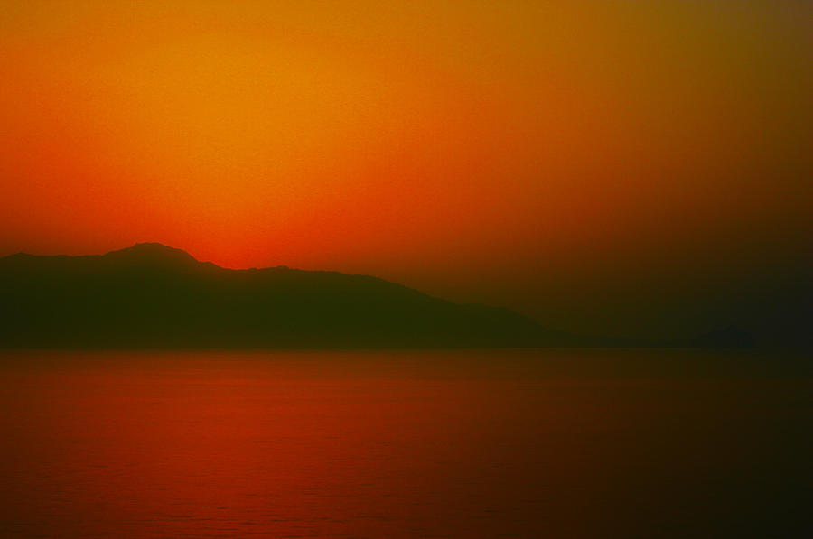 Santorini Sunset  Photograph by Jim Vance