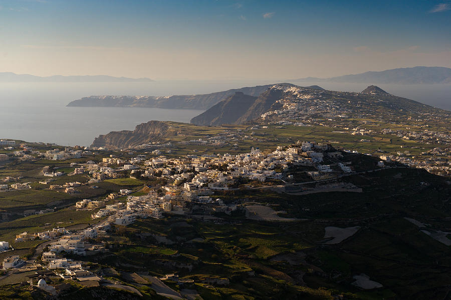 Santorini view Photograph by Gary Eason