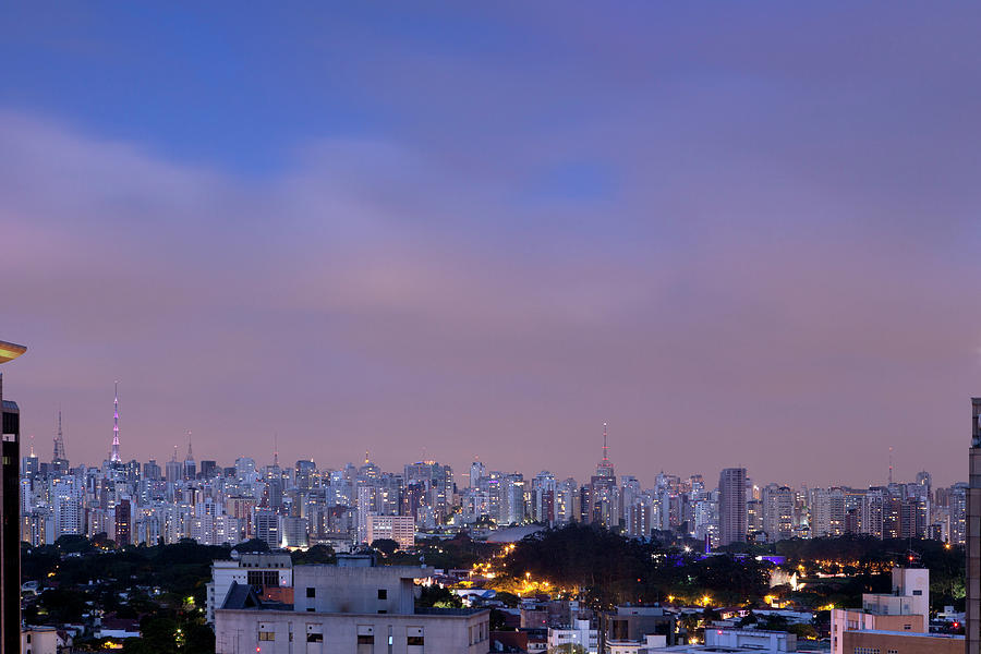 Sao Paulo Cityscape Skyline Photograph by Zxvisual