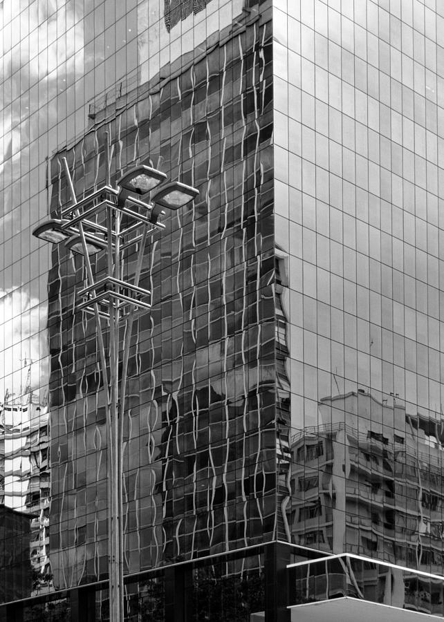 Sao Paulo Mirrored Building I Photograph by Julie Niemela
