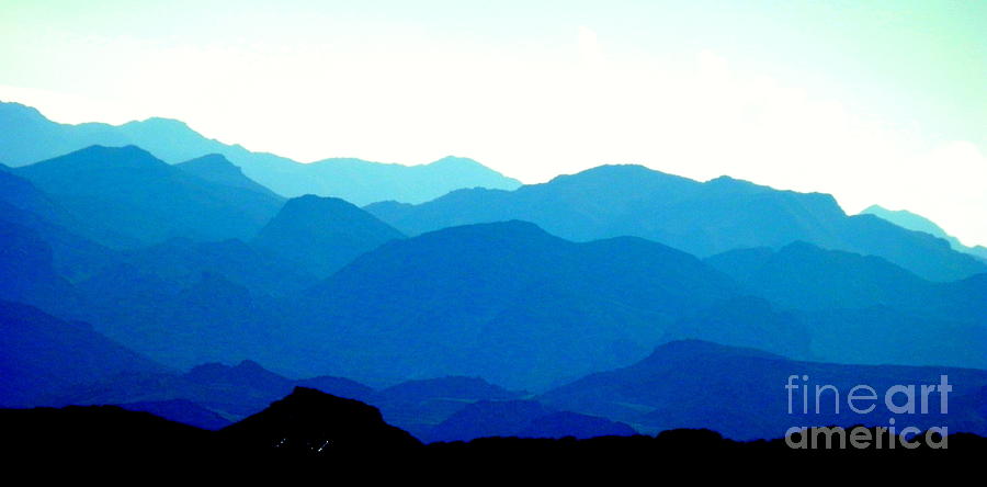 Saphire hills Photograph by Barbara Leigh Art