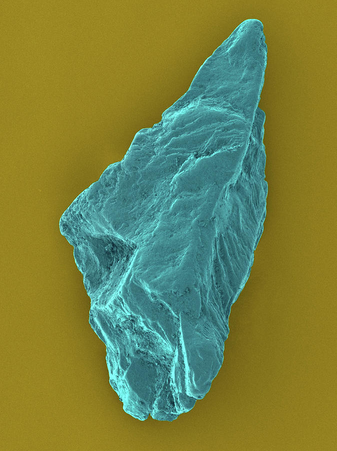 Sapphire Photograph by Dennis Kunkel Microscopy/science Photo Library