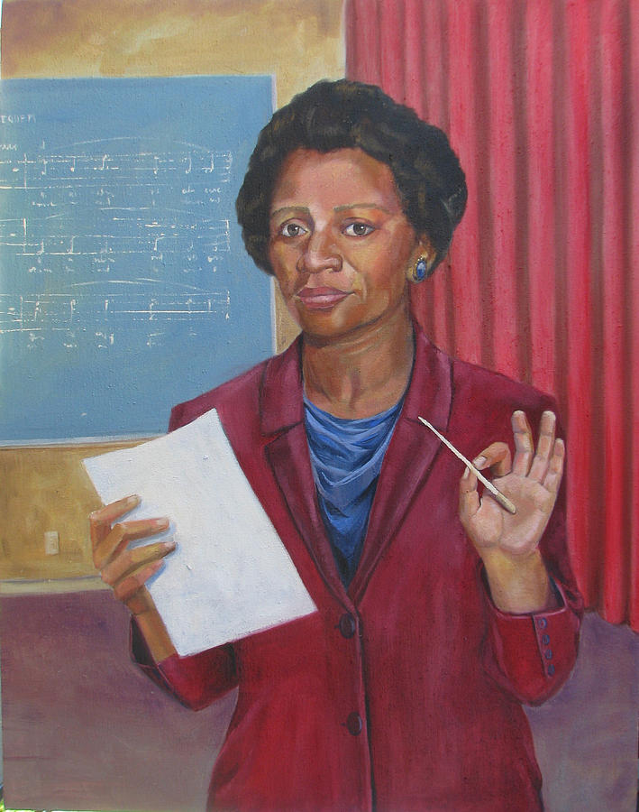 Portrait Painting - Sara McFerrin by Claudia Kilby