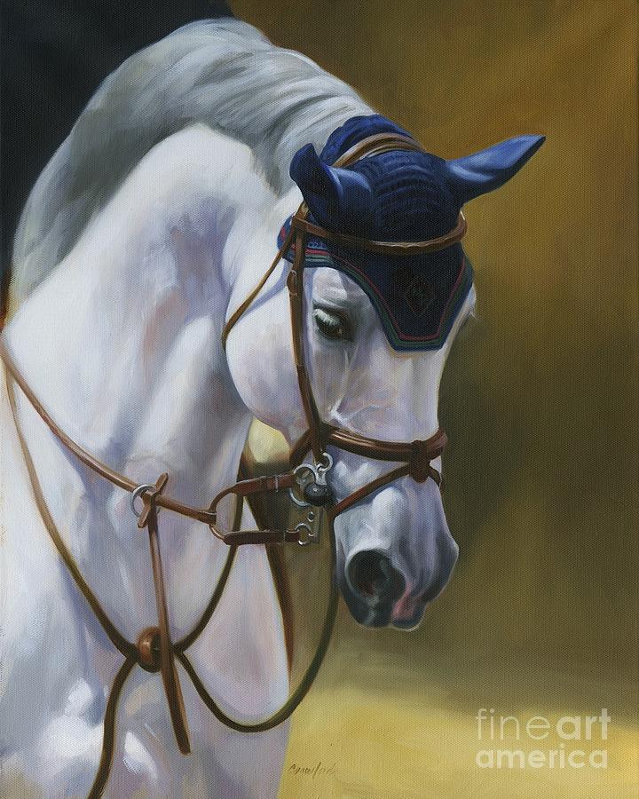 Saratoga Jumper Painting by Janet  Crawford