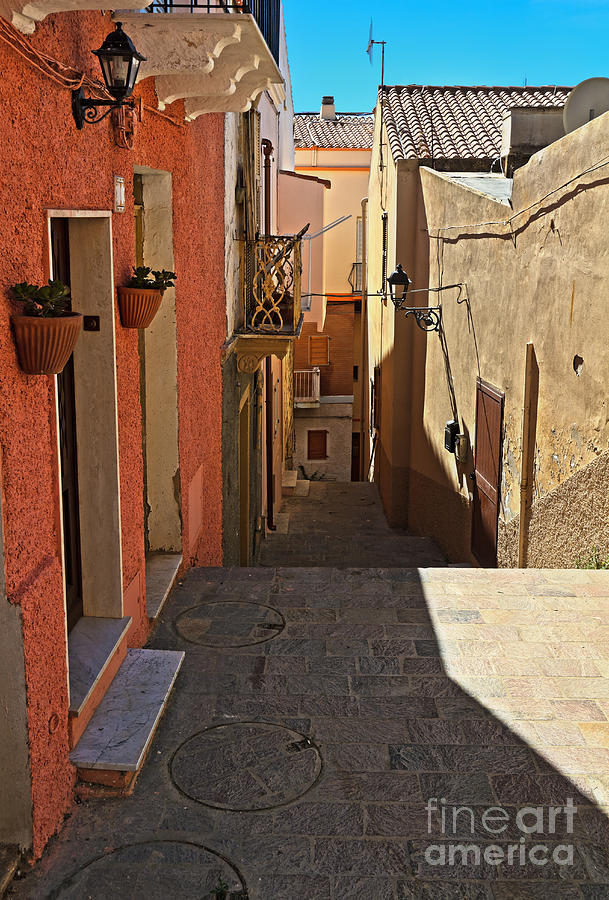 Sardinia - old town in Carloforte Photograph by Antonio Scarpi