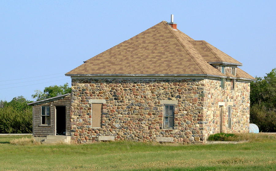 Saskatchewan Stone House Photograph by Ed Mosier