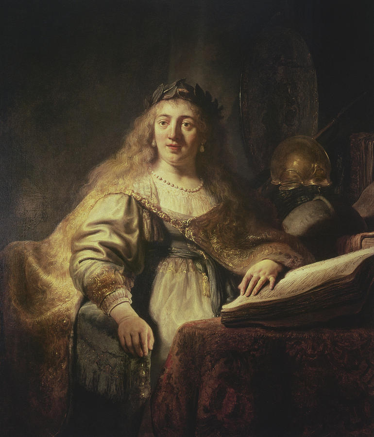 Rembrandt Van Rijn Painting - Saskia As Minerva by Celestial Images