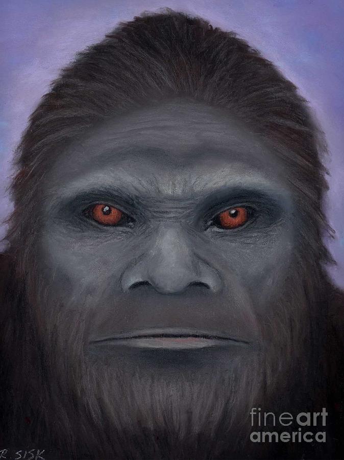 Sasquatch The Encounter Painting By Rebekah Sisk