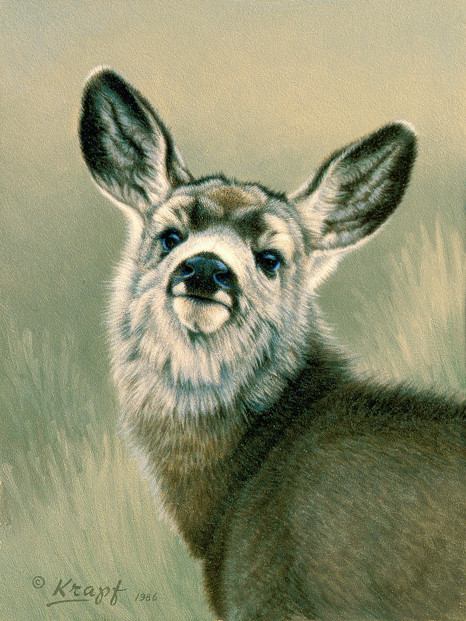 Wildlife Painting - Sassy Look by Paul Krapf