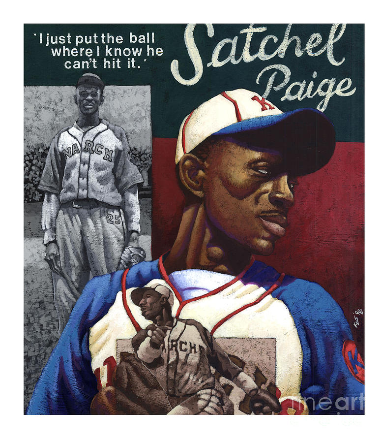 Sports Painting - Satchel Paige by Keith Shepherd