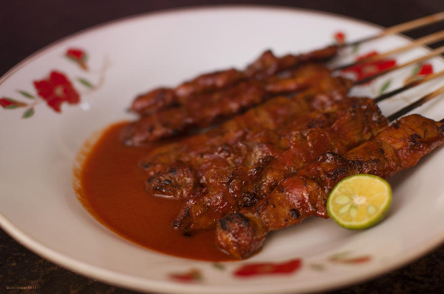 Sate Ayam Photograph by Miguel Winterpacht