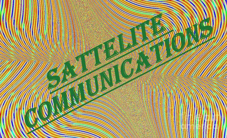 Sign Digital Art - Satellite Communications business sign by Thomas Smith