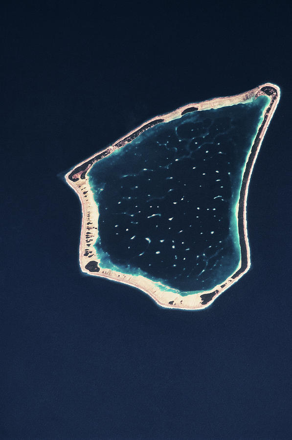 Planet Photograph - Satellite View Of A Group Of Islands by Panoramic Images