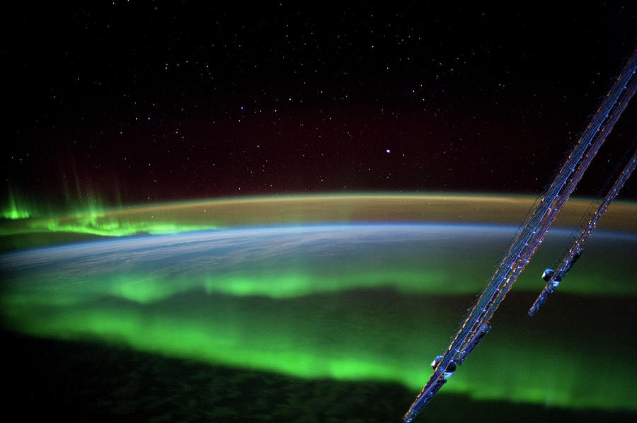 aurora borealis from space