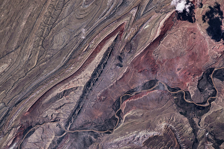 Satellite View Of Big Horn, Wyoming, Usa Photograph by Panoramic Images ...