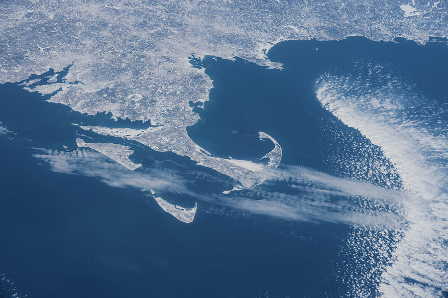 Satellite View Of Cape Cod Area Photograph by Panoramic Images