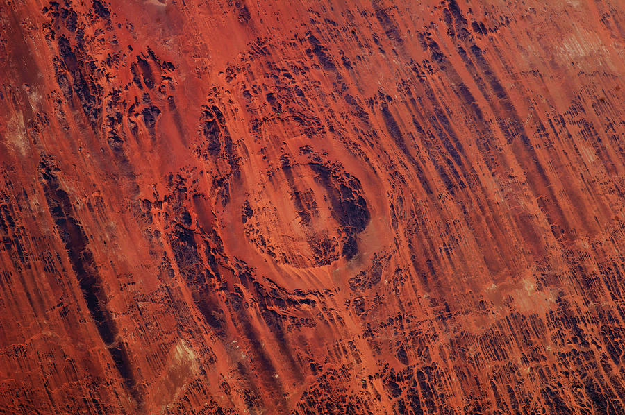 Satellite View Of Desert Area, Borokou Photograph by Panoramic Images
