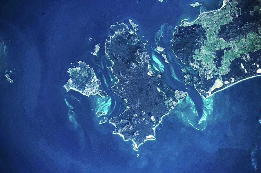 Satellite View Of Furneaux Group Photograph by Panoramic Images