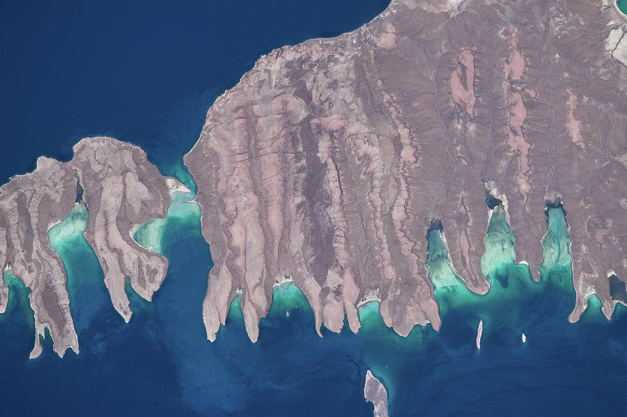 Satellite View Of Isla Del Espiritu Photograph By Panoramic Images 