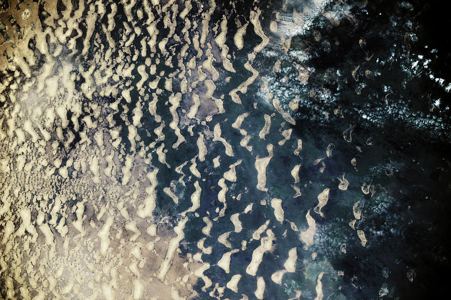 Satellite View Of Lake Chad, Borno Photograph by Panoramic Images