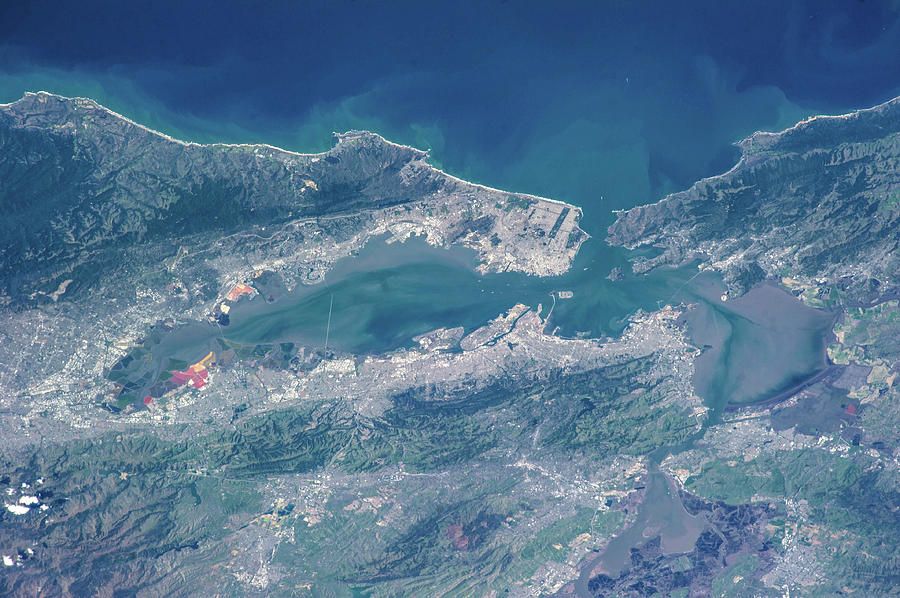 Satellite View Of San Francisco Photograph by Panoramic Images