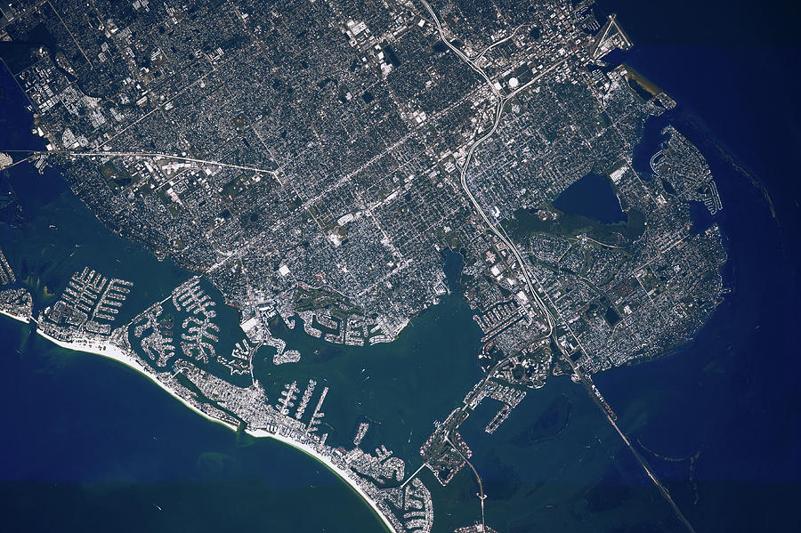 Satellite View Of Sea Port, St Photograph by Panoramic Images