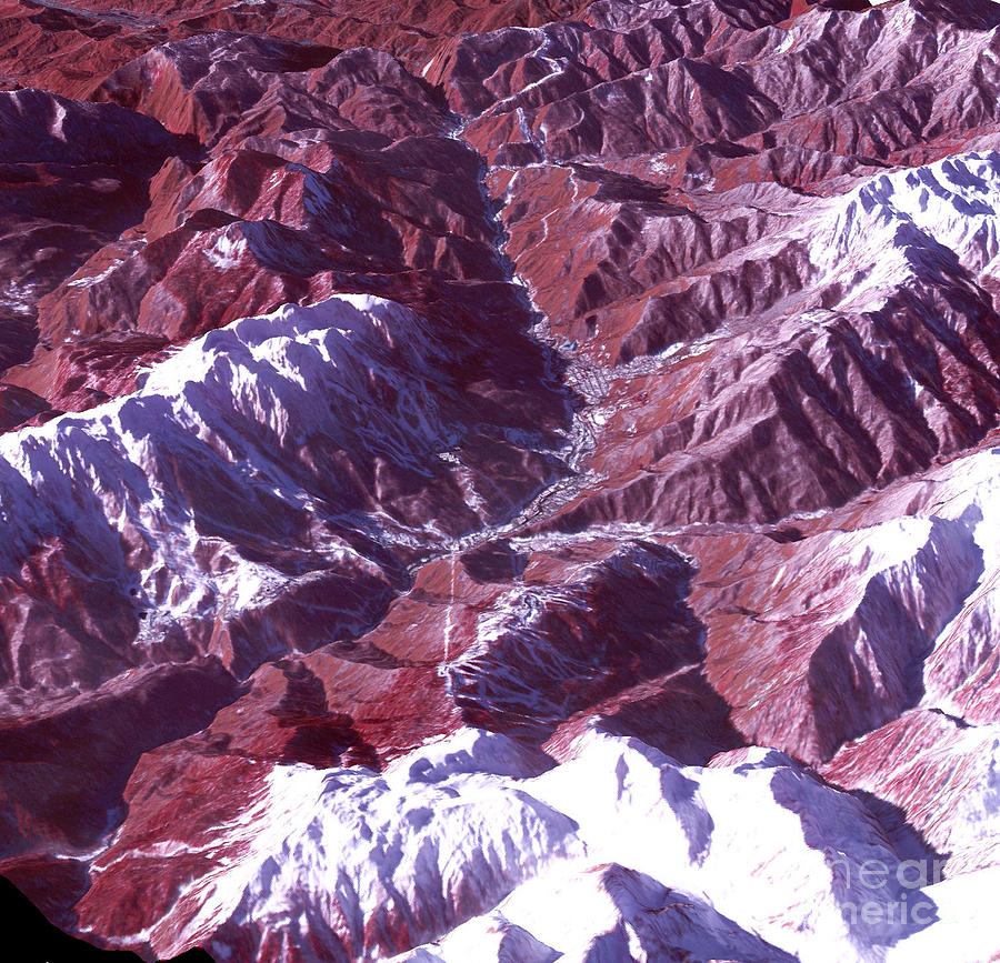Satellite View Of Sochi Winter Olympics Photograph by Science Source