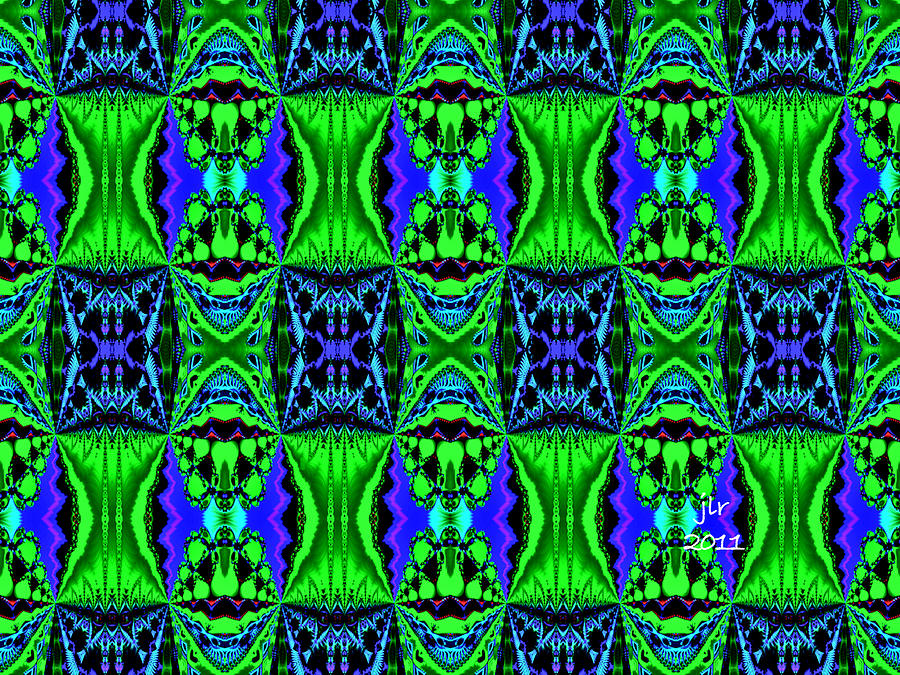 Fractal Digital Art - Satin Pillows by Janet Russell Fractal Digital Art - Satin Pillows by Janet Russell