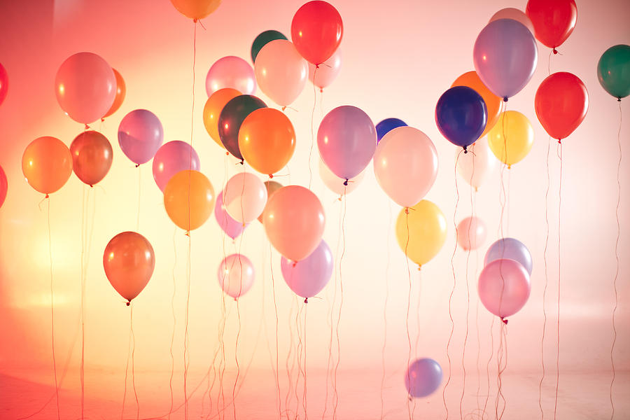 Saturated Ballons Photograph by Marconofri