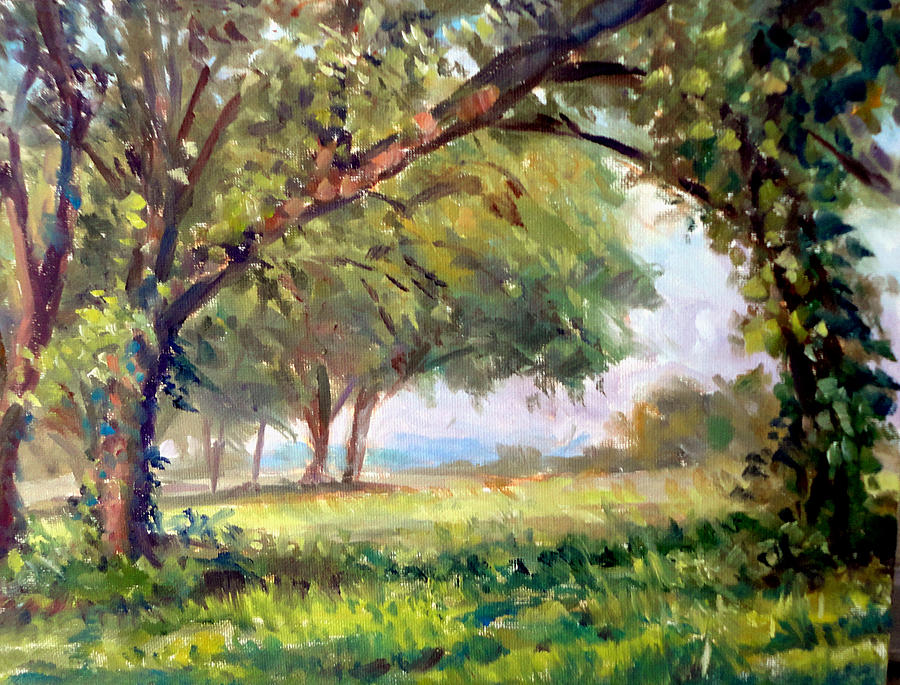Nature Painting - Saturday Afternoon by Mark Hartung