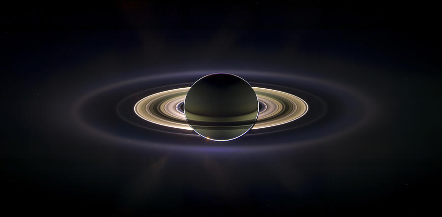 Saturn Photograph by Adam Romanowicz