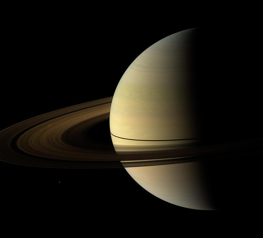 Saturn Equinox Photograph by Nasa/jpl/space Science Institute/science Photo Library