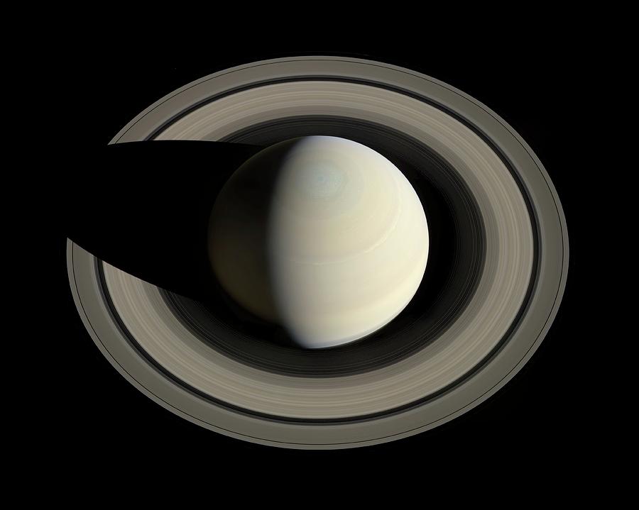 Saturn From Space Photograph by Nasa
