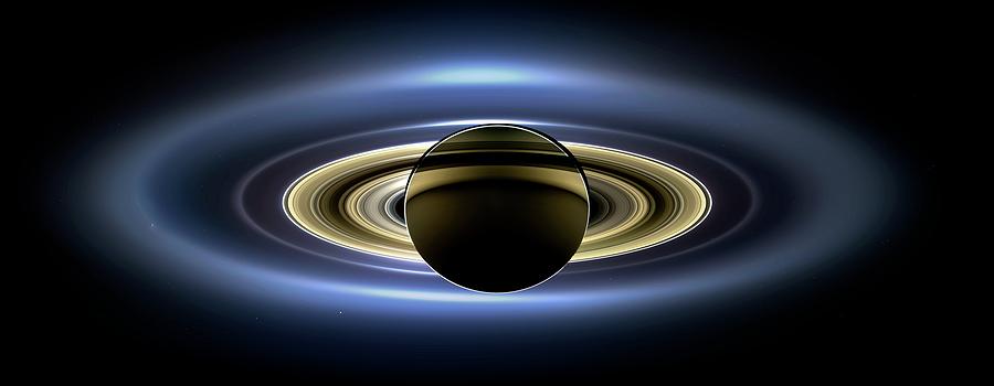 Saturn Photograph by Nasa/jpl-caltech/ssi