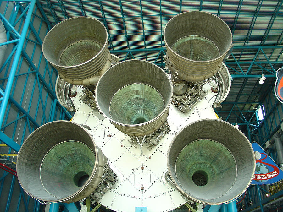 Saturn V Rockets Photograph by David Nicholls