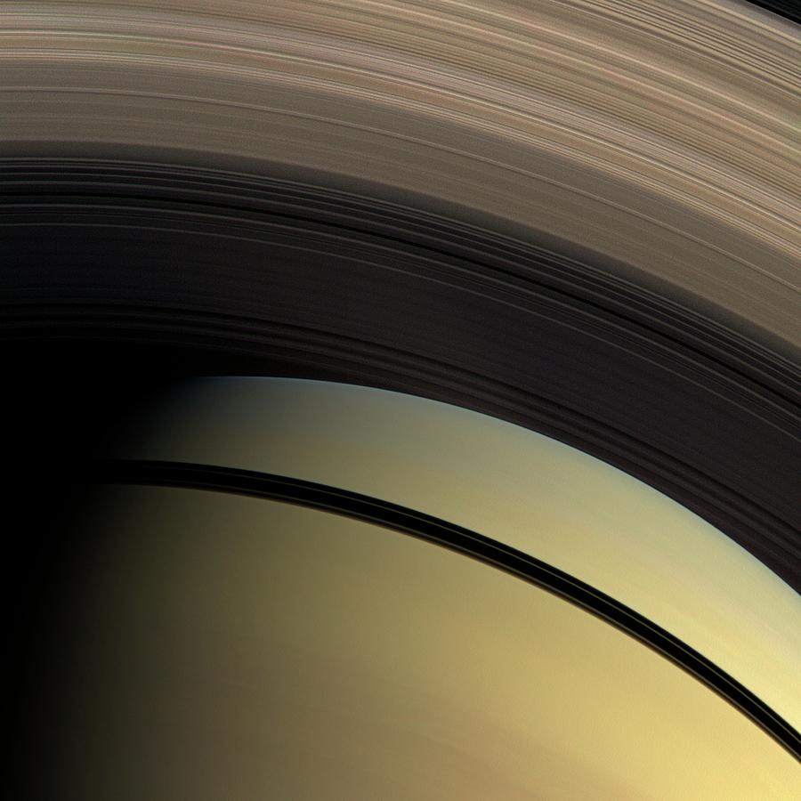 Saturn's Inner Rings Photograph by Nasa/jpl/space Science Institute ...