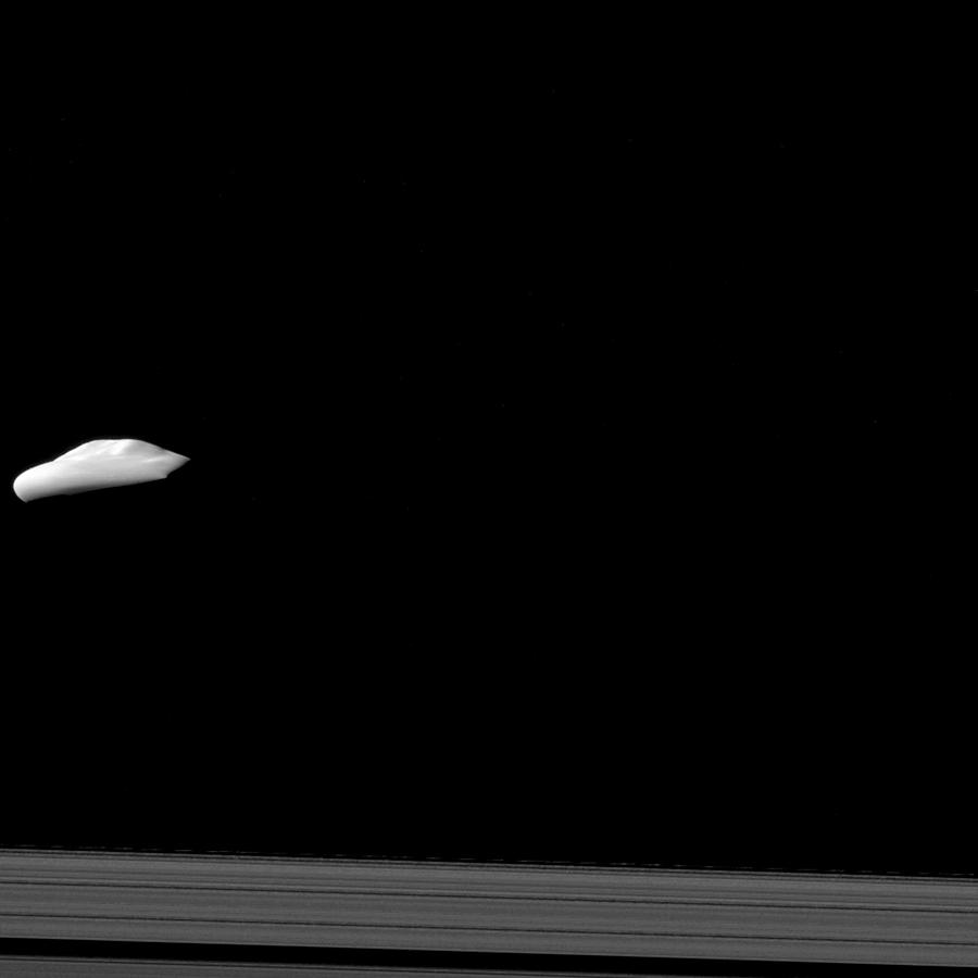 Saturns Moon Atlas Photograph by Nasa/jpl-caltech/space Science Institute/science Photo Library